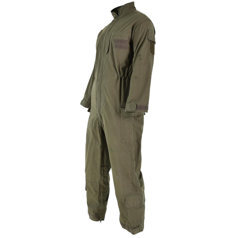 Original Österrikisk armé Coverall Olive Green Ripstop Jumpsuit Militäröverskott