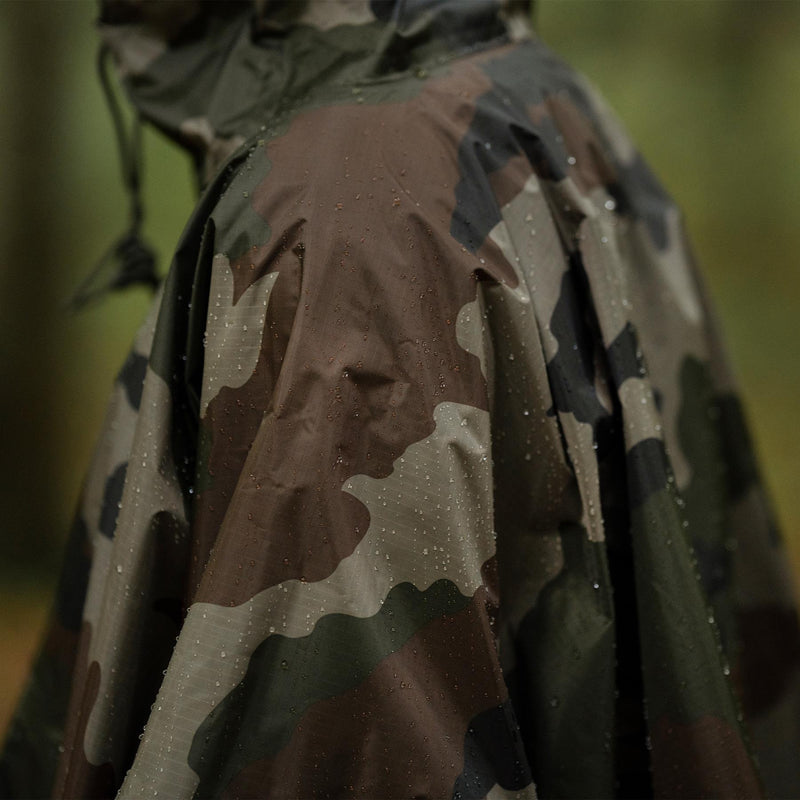 Brand Army Style Waterproof Rain Ripstop Poncho Cape Military CCE Camouflage