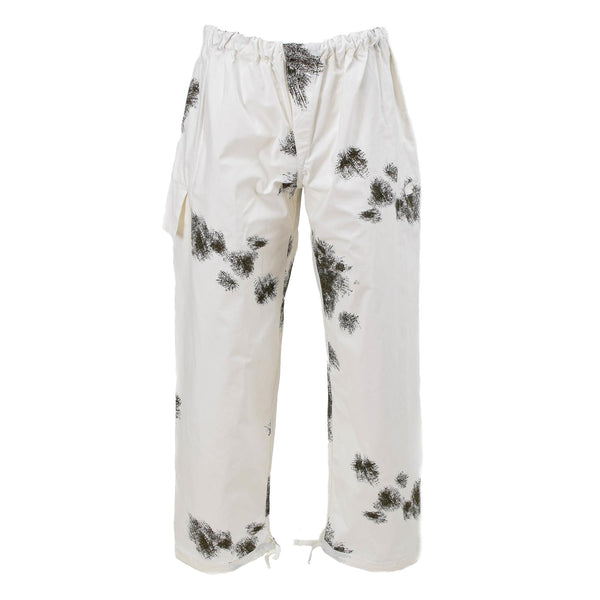 A.Blochl German Army Style Pants Snow Camo reversibelt yttre enhetligt lager Nytt