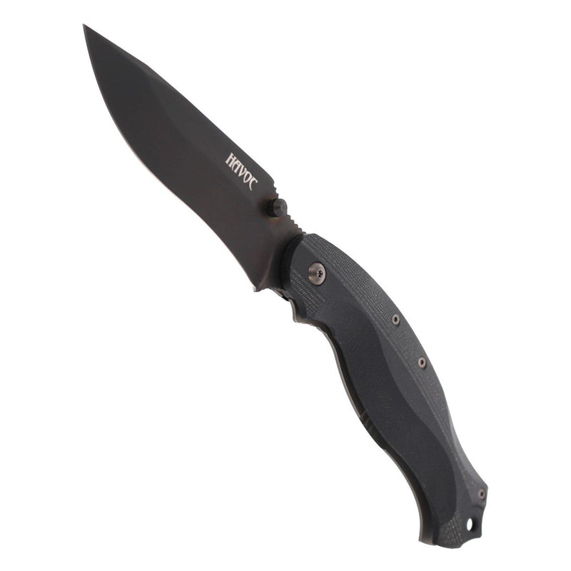 Fox Knives förödelse av fällningskniv Drop Point Blade Titanium Frame Lock N690CO Steel