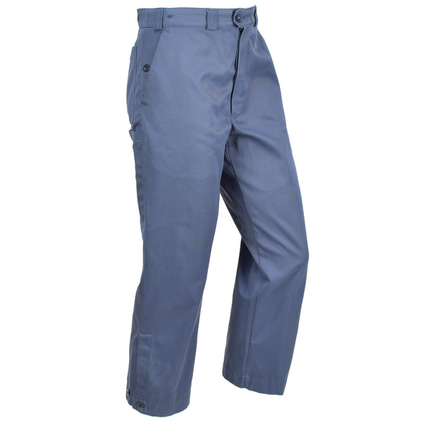 Äkta schweiziska civilförsvarsbyxor Blue Pants Combat Schweiz Military New