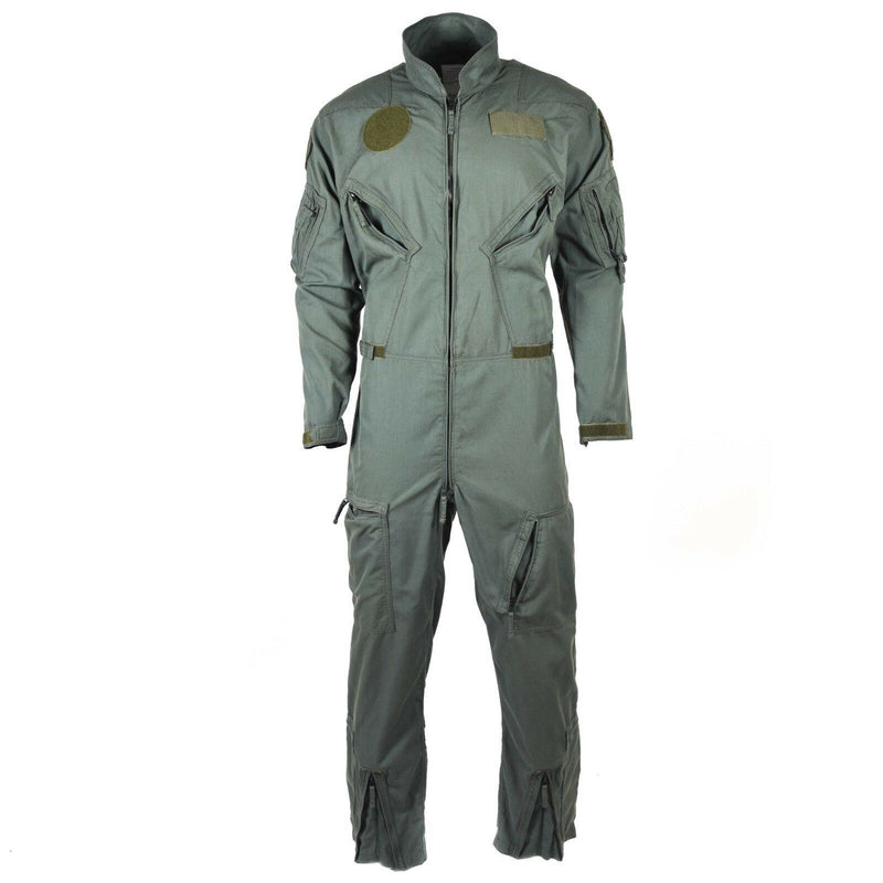 Original Dutch Army Coverall Aramid Carbon Fiber Flight Suit Pilot Fighter Green