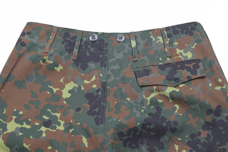 Tysk militär stil fältlastbyxor flecktarn camo stridsarmé acu byxor