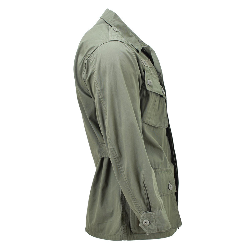 Mil-Tec Brand U.S. Military Style OD M64 Vietnam Jungle Jacket Lätt BDU