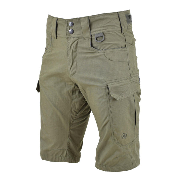 MFH Brand Military Style Shorts Bermuda Robust Cotton Ripstop Olive Uniform New