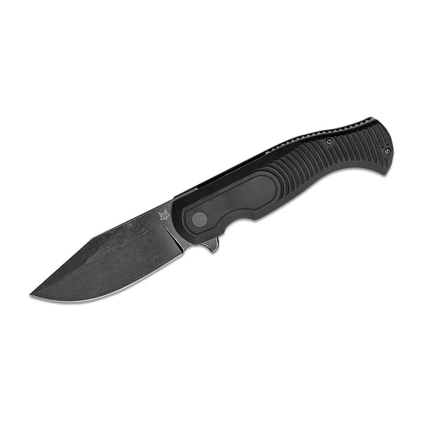 Fox Knives Eastwood Tiger Pocket Knife High-Speed ​​D2 Steel G10 Black Tactical