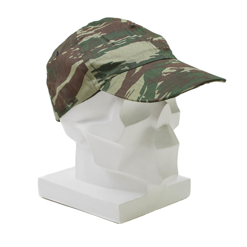 Original grekiska arméfält trupper mössa ödla camo hatt Grekland militäröverskott