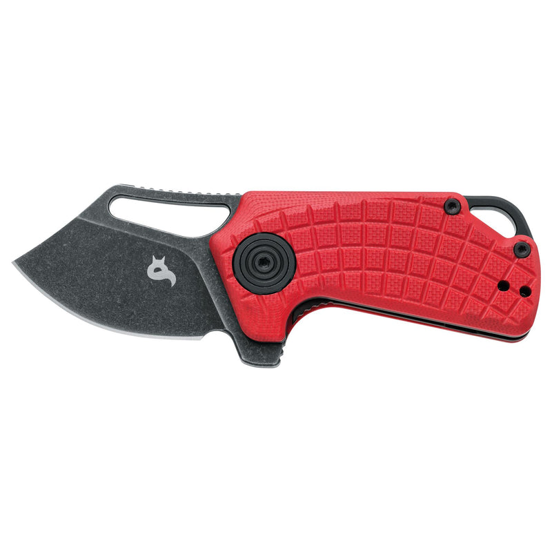 Fox Knives Puck BF-761 R Folding Pocket Knife Tanto Type rostfritt stål D2