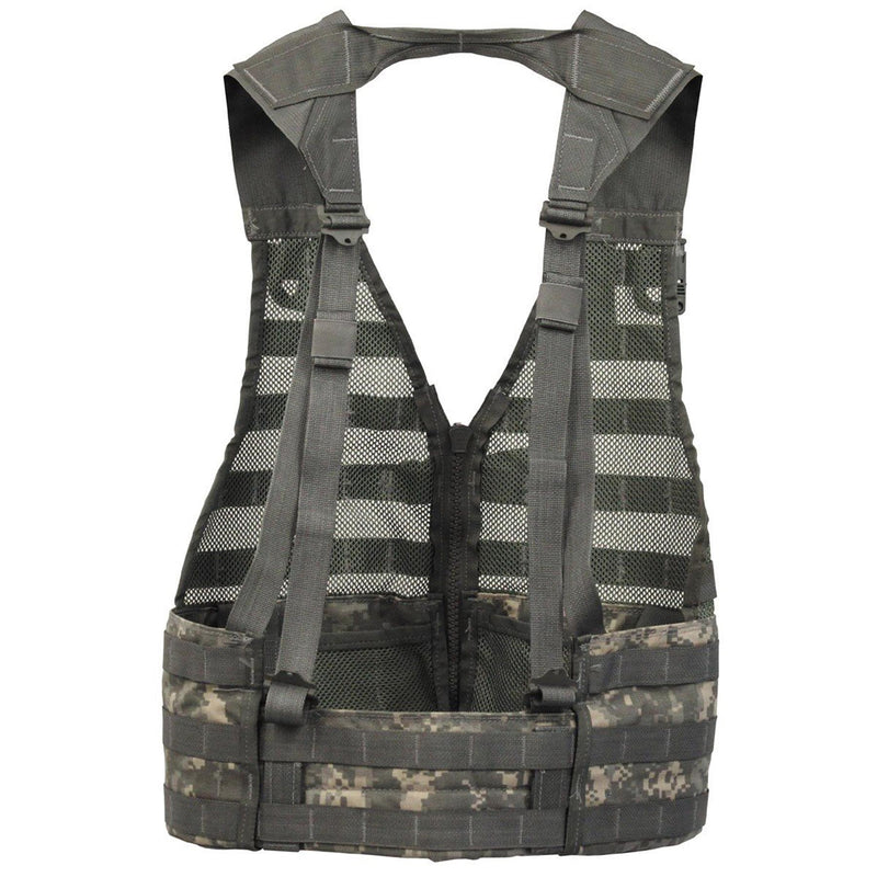 Original U.S. Army Tactical Vest Molle II Justerbar en-storlek mörkgrå