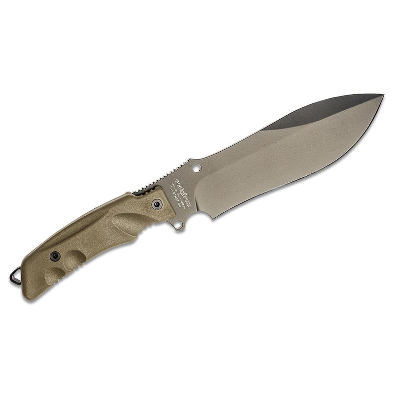 Fox Knives Rimor Fixed Drop Point Blade Tactical Knife N690Co Steel FRN Handle