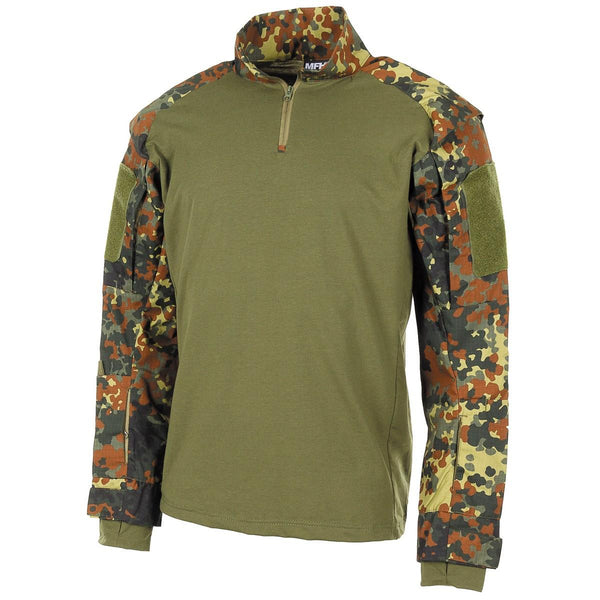 MFH Brand U.S. Military Style Shirts Flecktarn Camo Combat Tactical Field New