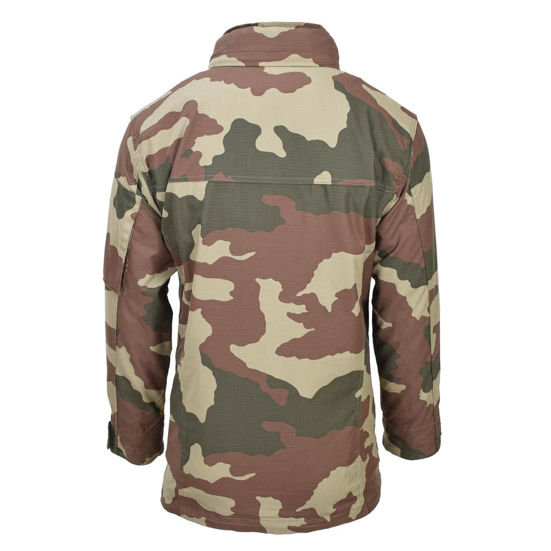 Original turkisk militär camo parka hållbar ripstop w avtagbar liner taktisk