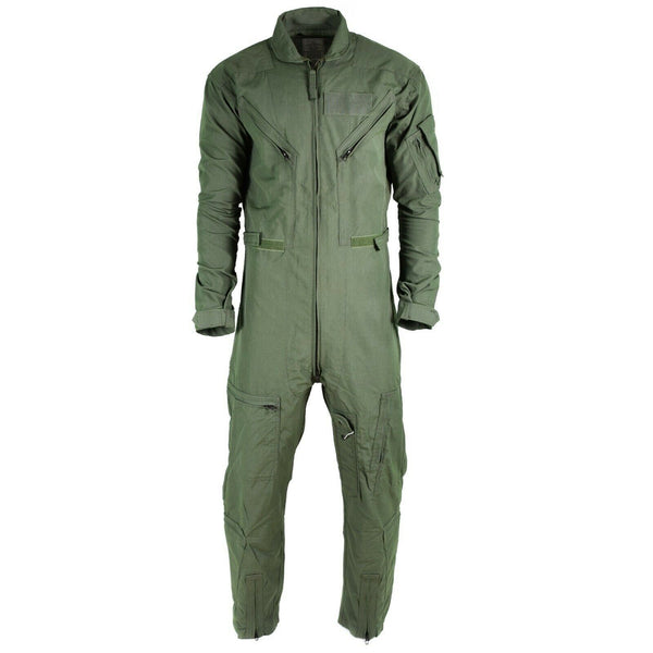 Äkta amerikansk arméomslag USAF CWU-27/P Flight Suit Green Nomex Fire Resist