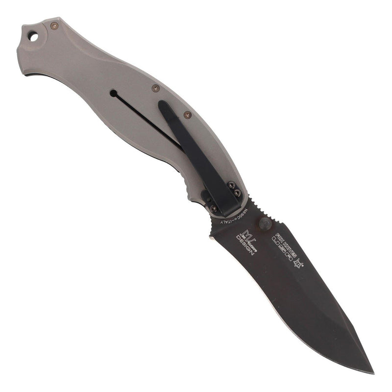 Fox Knives förödelse av fällningskniv Drop Point Blade Titanium Frame Lock N690CO Steel