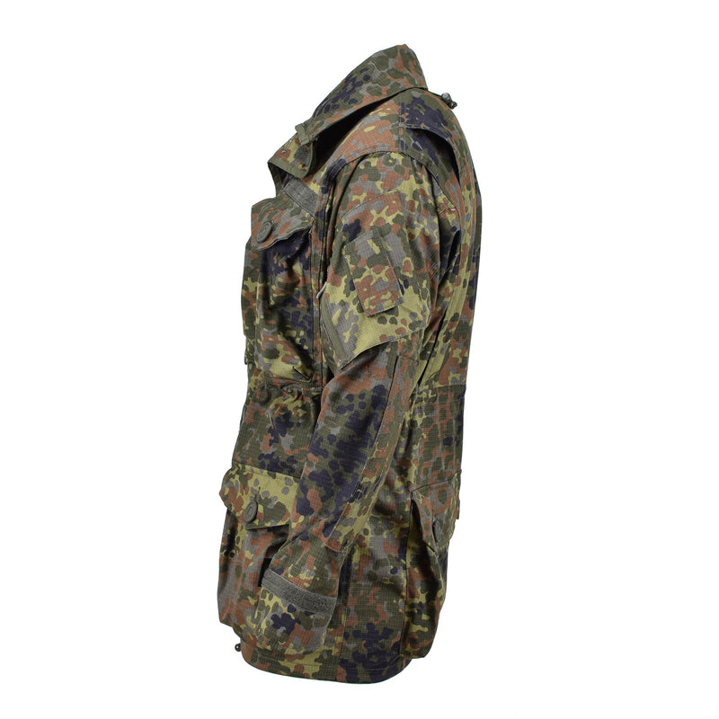 TACGEAR Brand tysk militär stil smock jacka commando flecktran ykk dragkedja