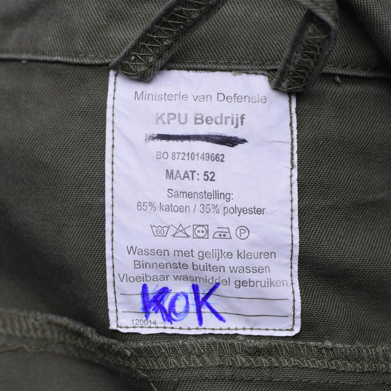 Original Dutch Army Olive OD Potal Suit Coverall Jumpsuit