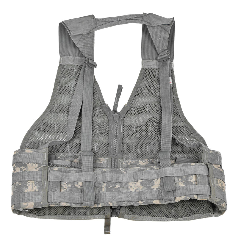 Original U.S. Army Tactical Vest Molle II Justerbar en-storlek mörkgrå