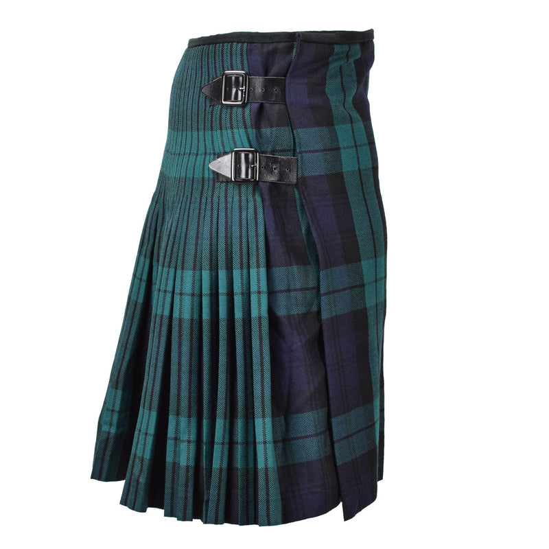 Original Scottish Army Wool Kilt Tartan Royal Regiment Militär veckad uniform