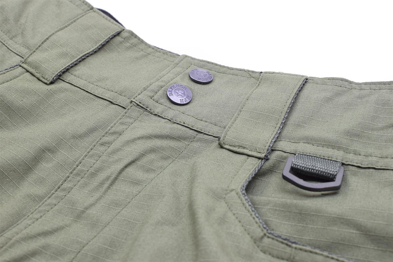 MFH Brand Military Style Shorts Bermuda Robust Cotton Ripstop Olive Uniform New