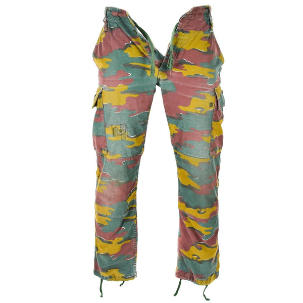 Original Belgiska arméns militära strid M90 Field Pants Jigsaw byxor överskott