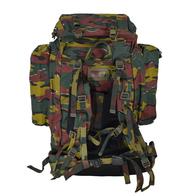 Original Belgian Military 120L Tactical Rackpack Jigsaw Camo Waterproof Bag Ny