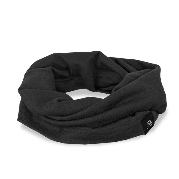 Blochl Brand Military Style Multifunktionell Merino Neck Scarf Bandana Black New