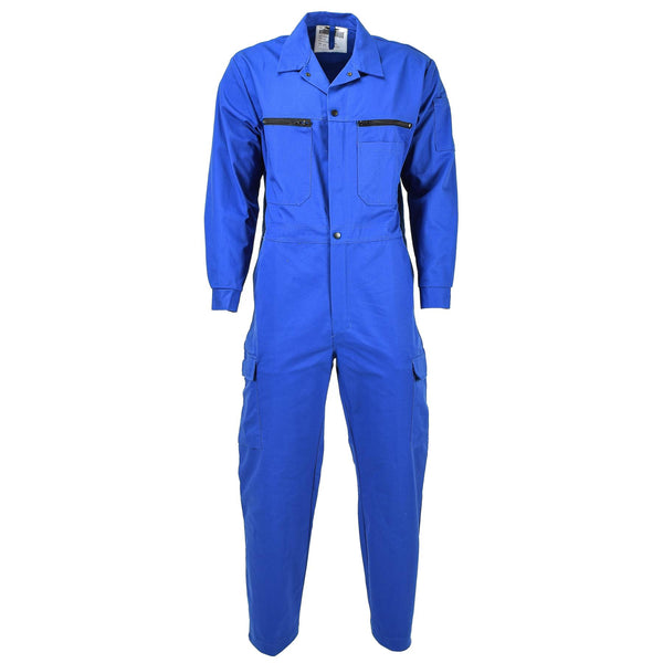 Äkta holländska arméns coverall jumpsuit blå pannare skyddande arbetsutrustning ny