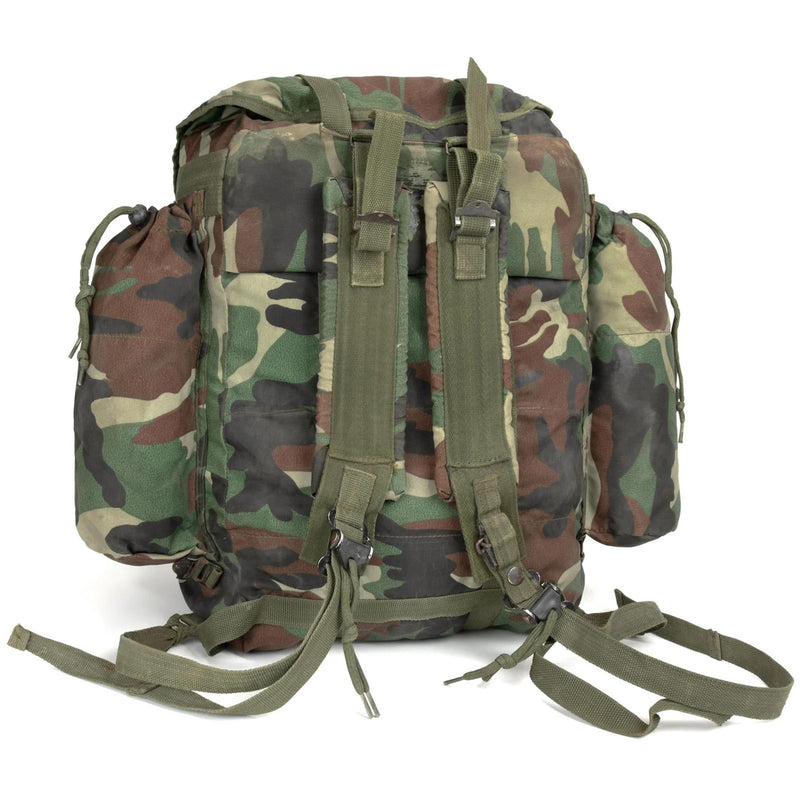 Original turkisk militär ryggsäck Combat Tactical Rackpack Camouflage Army Bag