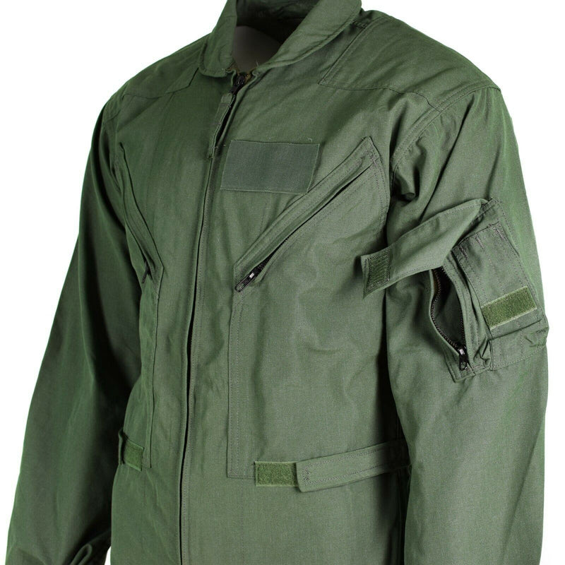 Äkta amerikansk arméomslag USAF CWU-27/P Flight Suit Green Nomex Fire Resist