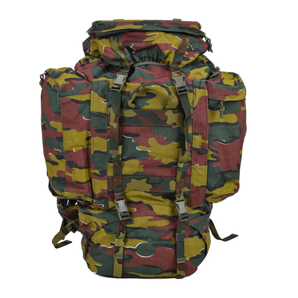 Original Belgian Military 120L Tactical Rackpack Jigsaw Camo Waterproof Bag Ny