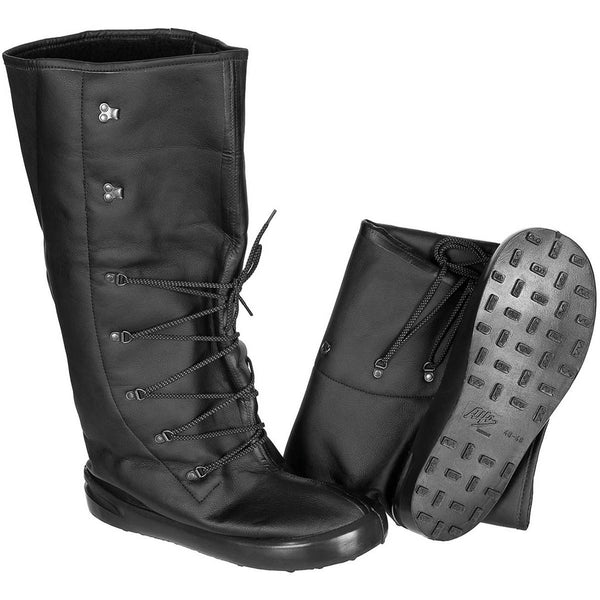 Original Norge Army Alfa Overboots isolerande svarta läderskor bra grepp nytt