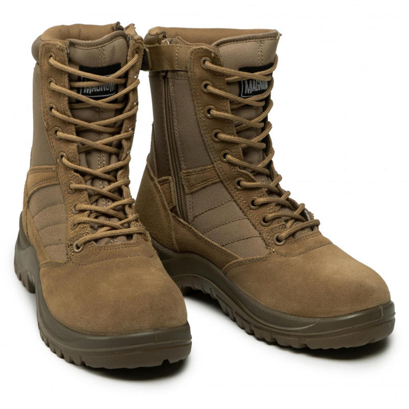 Hi-Tec vandringsstövlar Magnum Centurion 8.0 Coyote Tactical Footwear Side Zip New