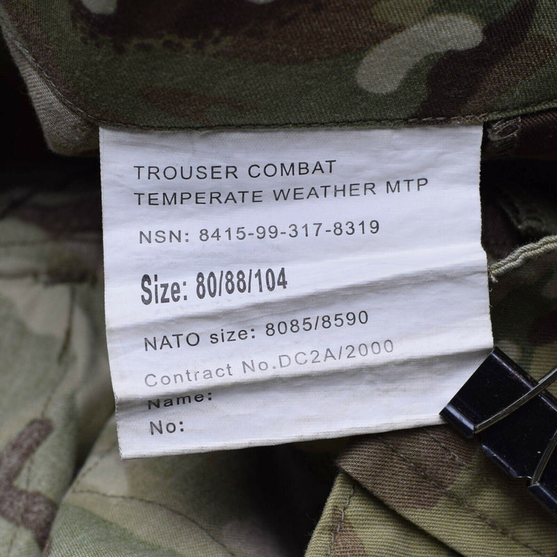 Äkta British Army Pants Military Combat MTP Field Cargo Temperate Byxor