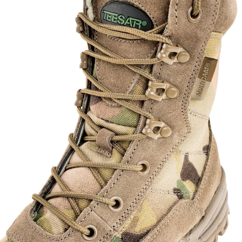 Teesar Tactical Multicam Boots Side Zip Hunting vandringsvandringsskor