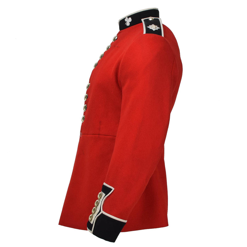 Äkta British Army Jacket Uniform Tunic Red Dress Scarlet Irish Guards Cavalry