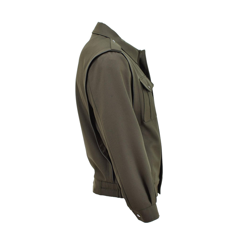 Original tjeckisk militärblusjacka fält trupper casual armé olivblouson ny