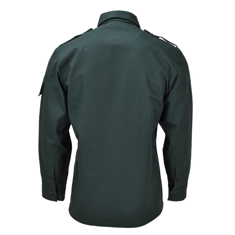 Original Dutch Military Green Shirt Heavyweight Tactical Combat Long Sleeve New