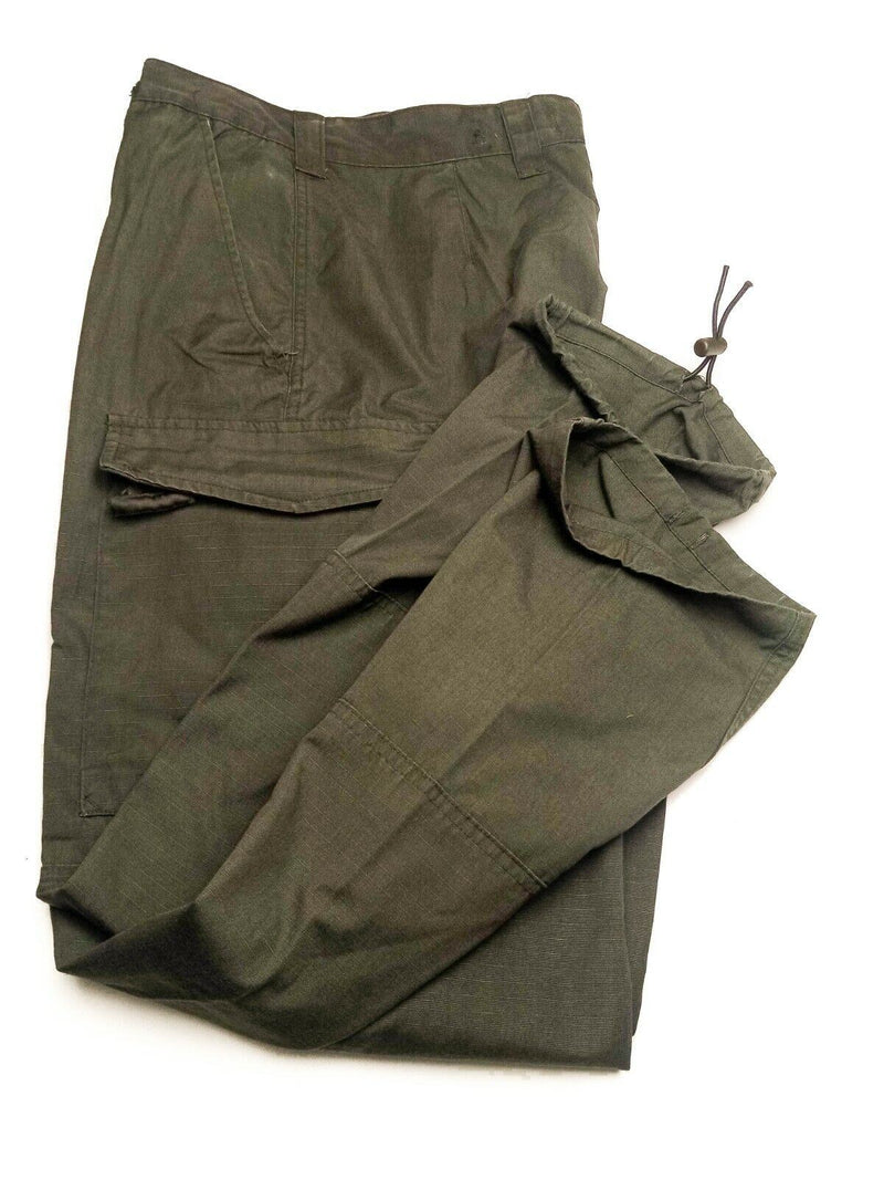 Äkta österrikiska armébyxor RIP STOP STOP OD Military Combat Field Trousers Olive BDU