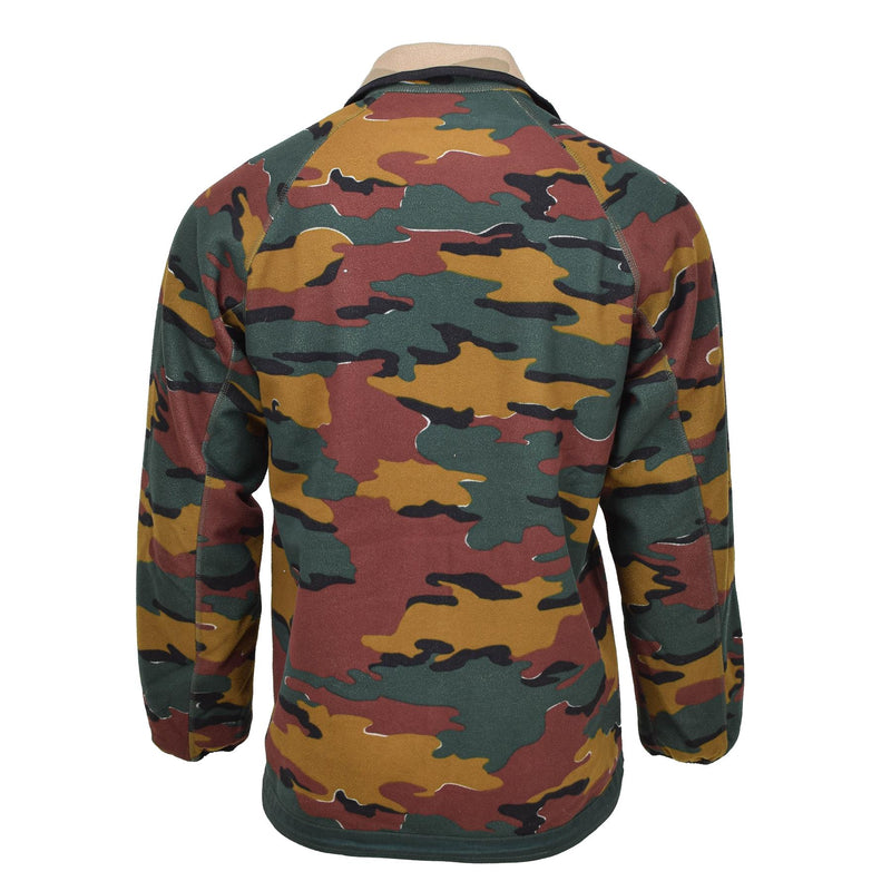 Original Belgian Army Fleece Jacket reversibel vindstopp BDU Jigsaw Jumper