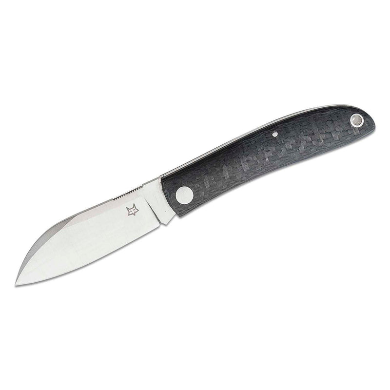 Fox Knives Livri Pocket Knife Folding Sheeps Foot Shape 61 HRC M390 Steel Carbon