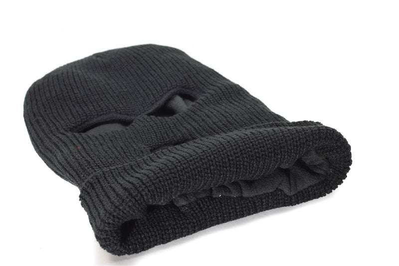 Märke Mil-Tec Balaclava 3 Holes Thinsulate ™ Black Face Mask Tactical Gear Winter