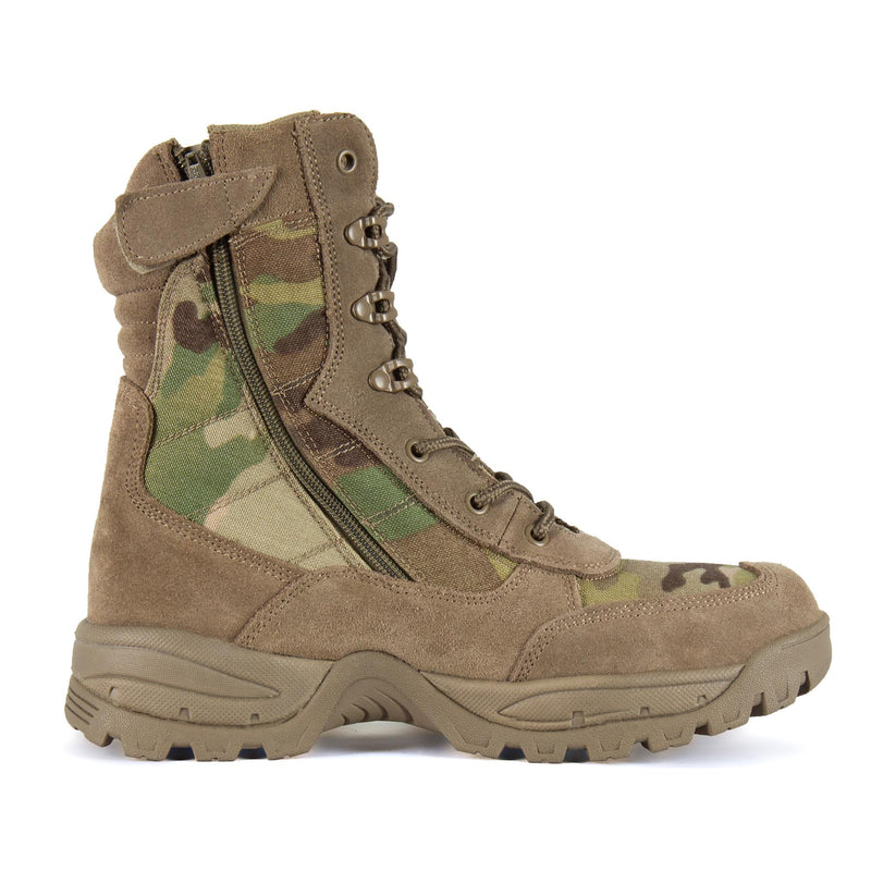 Teesar Tactical Multicam Boots Side Zip Hunting vandringsvandringsskor