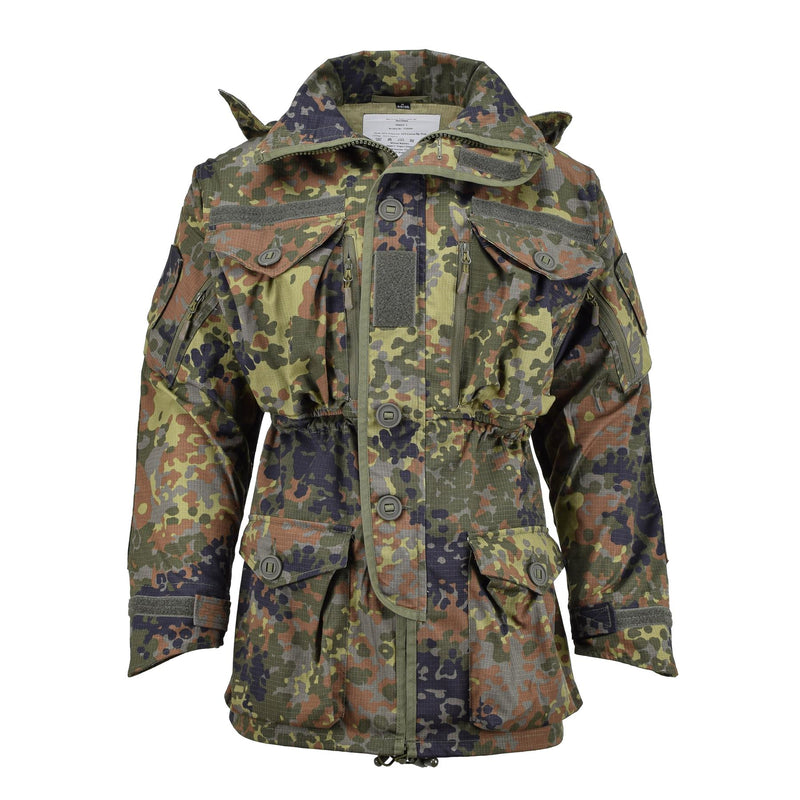 TACGEAR Brand tysk militär stil smock jacka commando flecktran ykk dragkedja