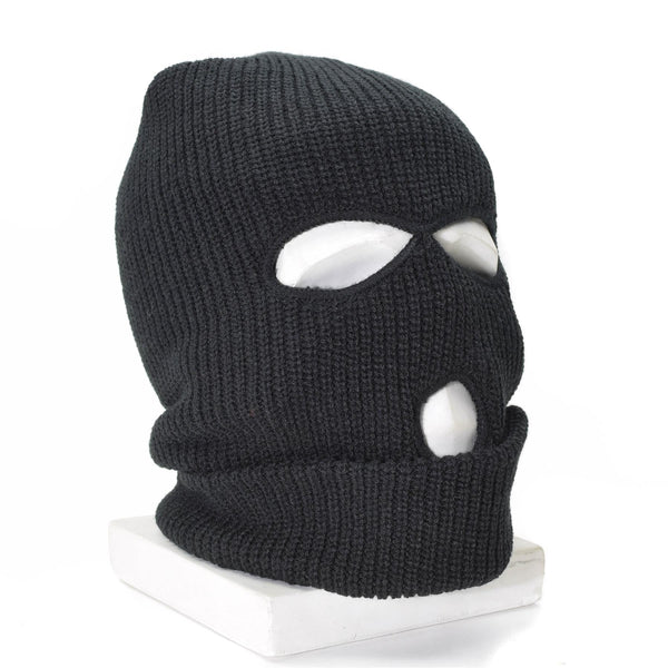 Märke Mil-Tec Balaclava 3 Holes Thinsulate ™ Black Face Mask Tactical Gear Winter