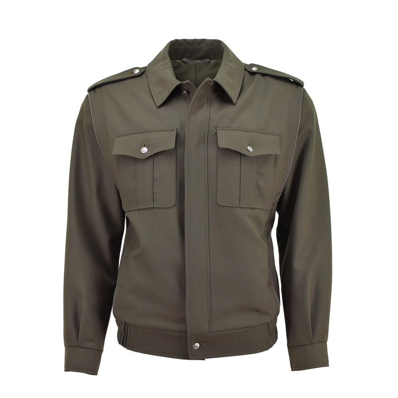 Original tjeckisk militärblusjacka fält trupper casual armé olivblouson ny