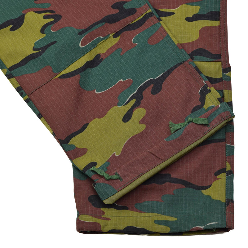 Original Belgiska arméfältet Combat Pants Ripstop Jigsaw Camouflage byxor nya