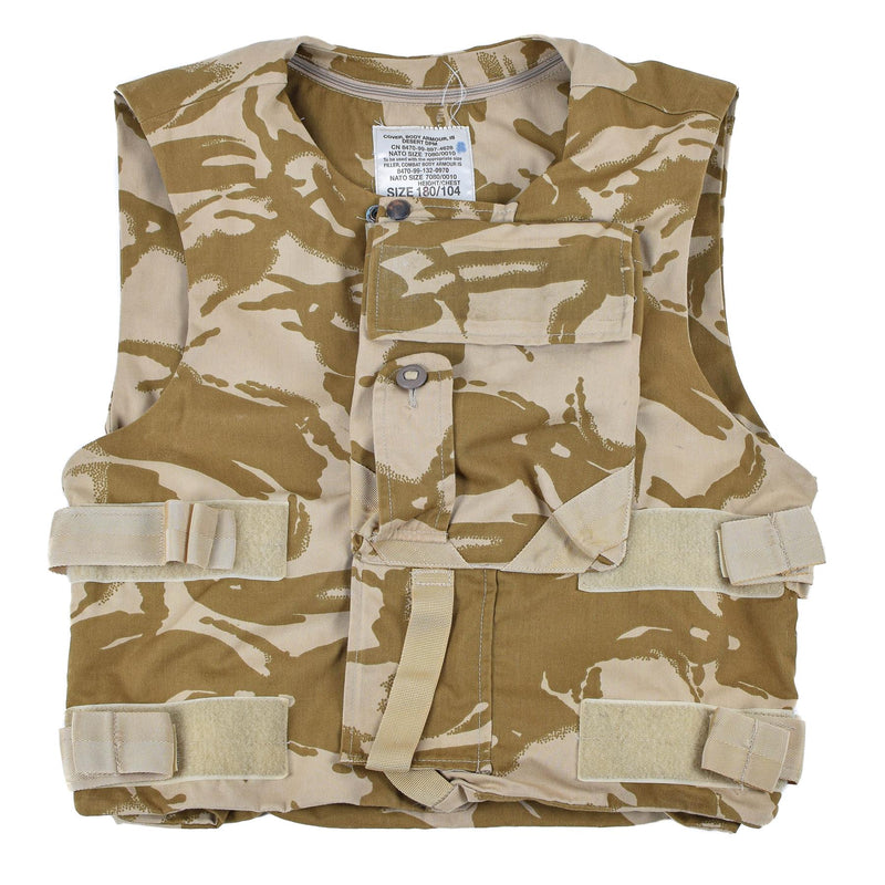 Original British Military Flak Cover Vest DPM Desert Camouflage Tactical