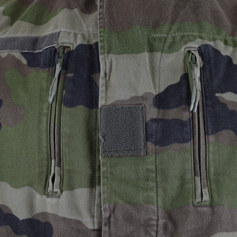 Äkta den franska armén F2 Combat Jacket trötthet ce camo militär fråga överskott