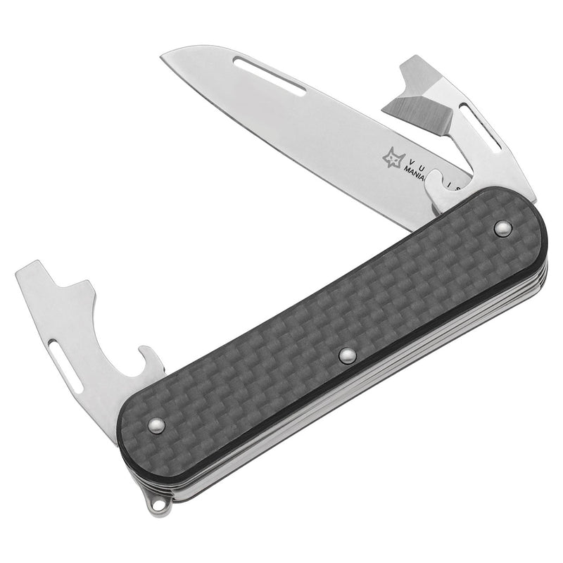 Fox Knives Vulpis FX-VP130-3 CF Multi Tool Pocket Knife Rostfritt stål M390