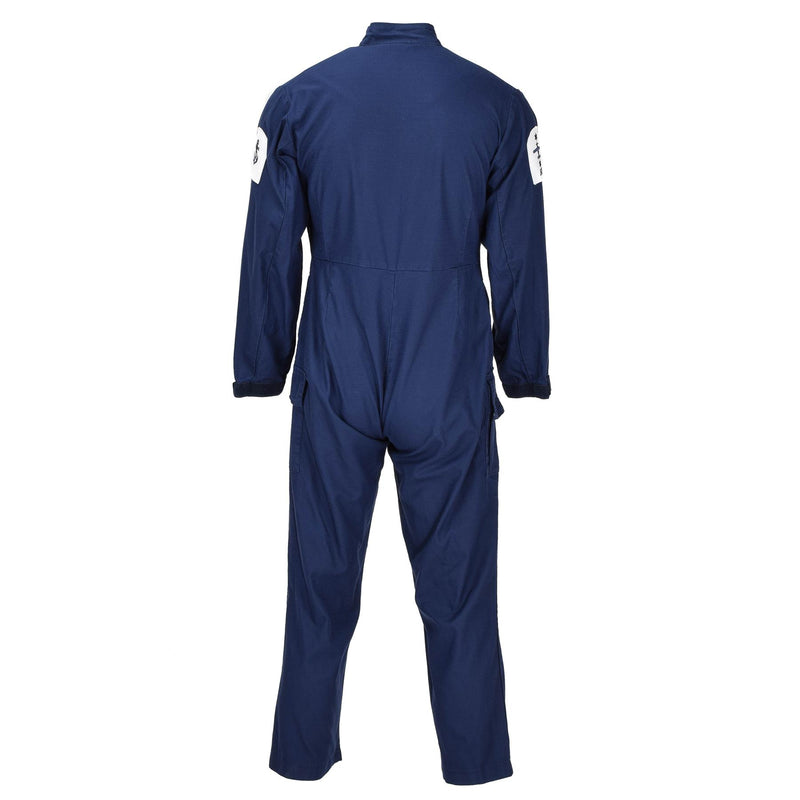 Original British Army Coverall Blue Uniform Fire Resistant Jumpsuit Ripstop